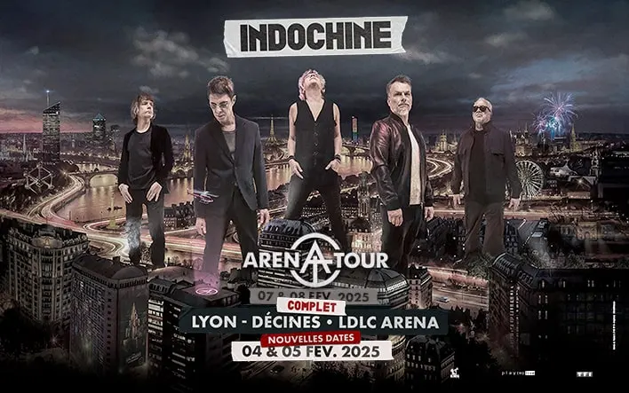 Indochine en concert au LDLC Aréna, Lyon